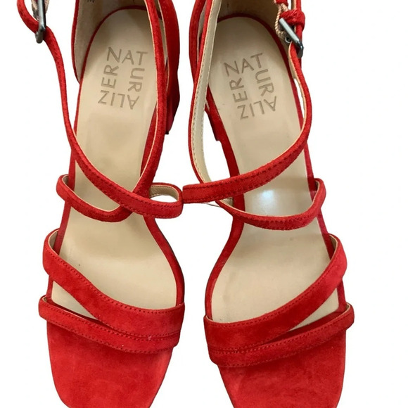 Naturalizer Tiff Leather Heal 6.5 Red New - Picture 7 of 10